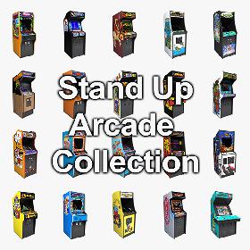 3D模型-Arcade Stand Up Collection
